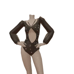 Cloud Nine Black Diamante Bodysuit