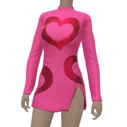 Cloud Nine Fuchsia Hearts Dress
