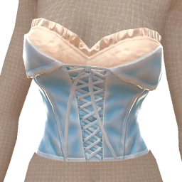 Cloud Nine Baby Blue Corset Top