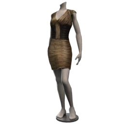 Cloud Nine Gold Corset Dress