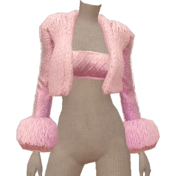 Cloud Nine Winter Blush Top And Cardigan