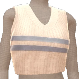 Cloud Nine Cold Nights Silver Striped Vest