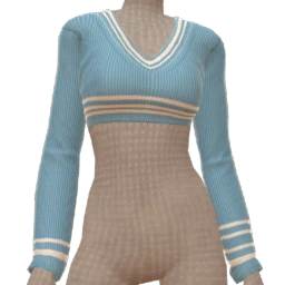Cloud Nine Varsity Knit Sweater