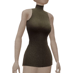 Delirious Autumn Green Purple Crochet Dress