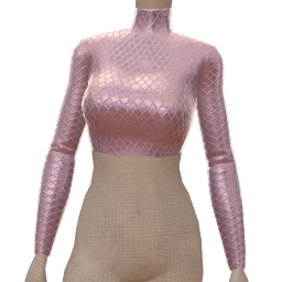 Cloud Nine Purple Mermaid Luxe Crop Top