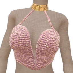 Cloud Nine Purple Crochet Cut-Out Crop Top