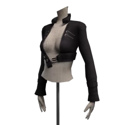 Cloud Nine Cropped Leather Jacket