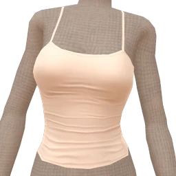 Cloud Nine Pure White Spaghetti Straps Top