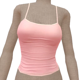 Cloud Nine Baby Pink Spaghetti Straps Top