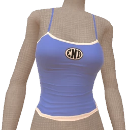 Cloud Nine Blue End Zone Strappy Top