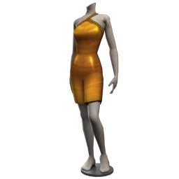 Cloud Nine Metallic Gold Dress