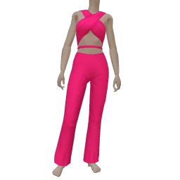 Cloud Nine Fuchsia Party Jumpsuit