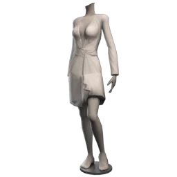 Cloud Nine Seduction Wrap Dress - White