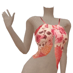 Cloud Nine The Roses Crop Top