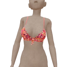 Cloud Nine Floral Fantasy Bikini Crop Top