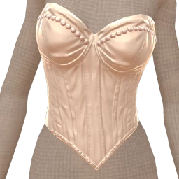 Cloud Nine Satin Pink Pearl Corset