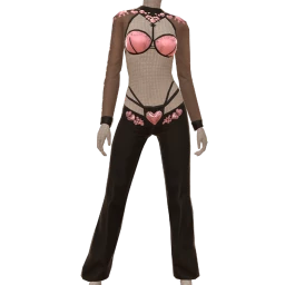 Cloud Nine Diamond Black And Pink Outfit 