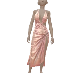 Cloud Nine Pink Draped Dress