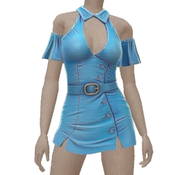 Cloud Nine Cobalt Heights Mini Dress