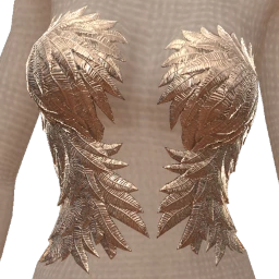 Cloud Nine Gilded Aura Feathers Top