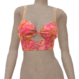 Cloud Nine Floral Fantasy Crop Top