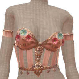 Cloud Nine Blush Bloom Corset