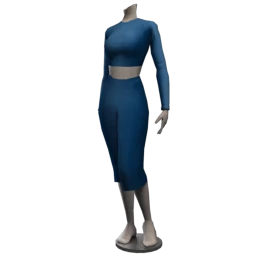 Cloud Nine Blueberry Midi Skirt Co-ords