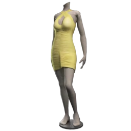 Cloud Nine Citrus Ruched Dress