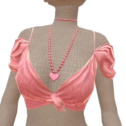 Cloud Nine Heartbeat Tie Crop Top