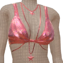 Cloud Nine Glitter Bomb Bikini Top