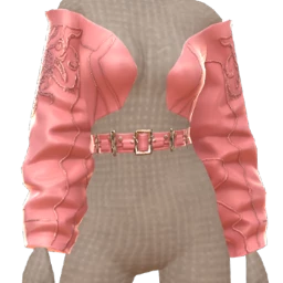 Cloud Nine Pink Metal Pattern Jacket