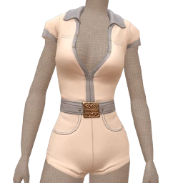 Cloud Nine Thick White  Cotton Playsuit