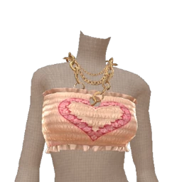 Cloud Nine Neutral Heart Micro Crop Top