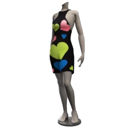 Cloud Nine Neon Hearts Dress