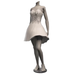 Cloud Nine White Shimmer Dress