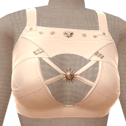 Cloud Nine White Leather Eclipse Top