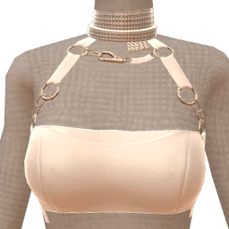 Cloud Nine White Stardust Crop Top