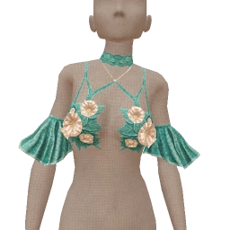 Cloud Nine Winter Enchanted Forest Crop Top