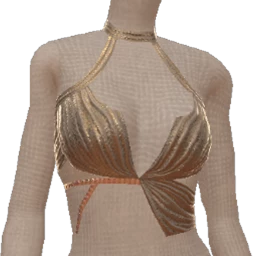 Cloud Nine Stardust Sequin and Pearl Co-Ord Cropped Top