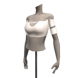 Cloud Nine White Slashed Top