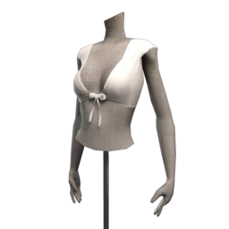 Cloud Nine White Knotted Crop Top