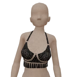 Cloud Nine Sparkle Stud Crop Top