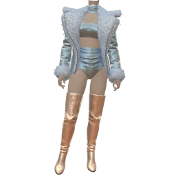 Cloud Nine Steel Blue Luxe Outfit