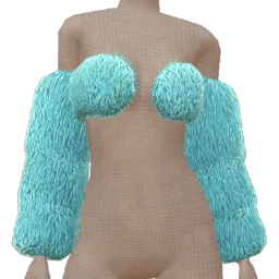 Cloud Nine Blue Cookie Crop Top