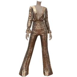 Front Row Glitter Jumpsuit