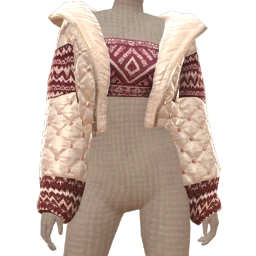 Cloud Nine Crimson Chill Quilted Jacket