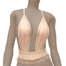 Cloud Nine Winter Jewel Backless Top