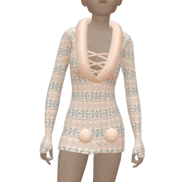 Cloud Nine White Wool Dress