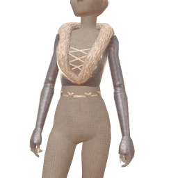 Cloud Nine Plush Storm Crop Top