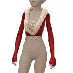 Cloud Nine Winter Fur Crop Top